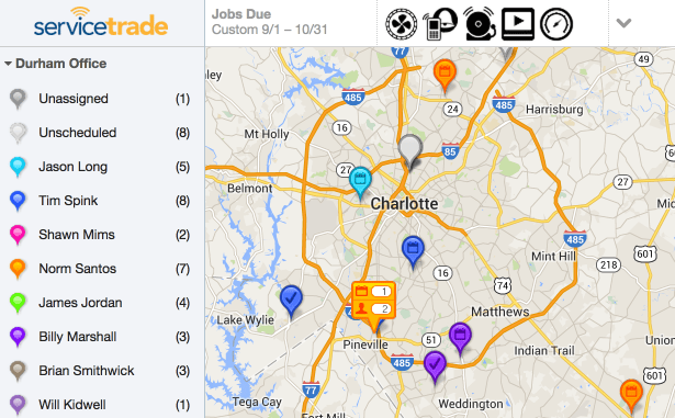 Simplify With Mapping Simplify your job scheduling with a Google Map